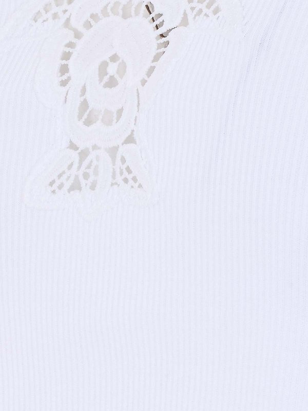 The Best Shops TWINSET: Tops y camisetas sin mangas - Top - Blanco
