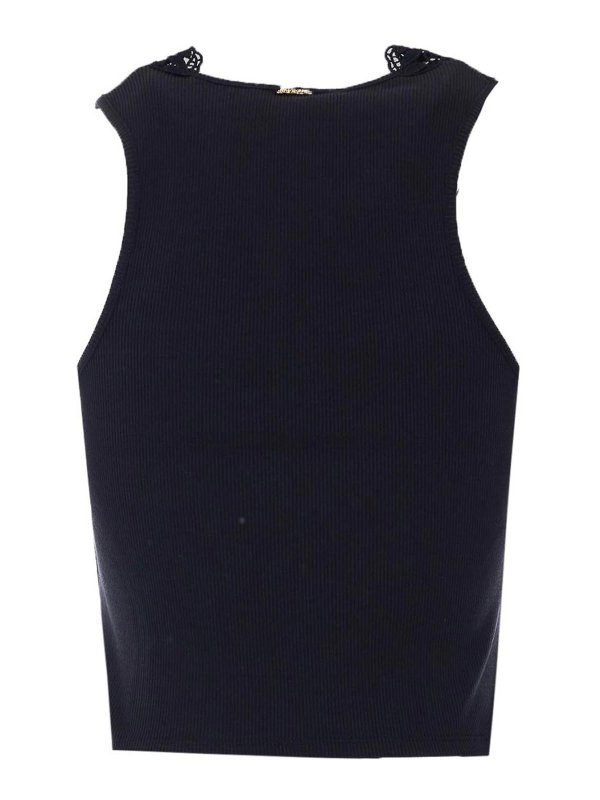 TWINSET: Tops y camisetas sin mangas online - Top - Negro