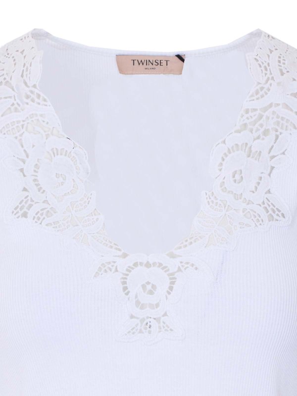 T-Shirt - Weiß shop online: TWINSET