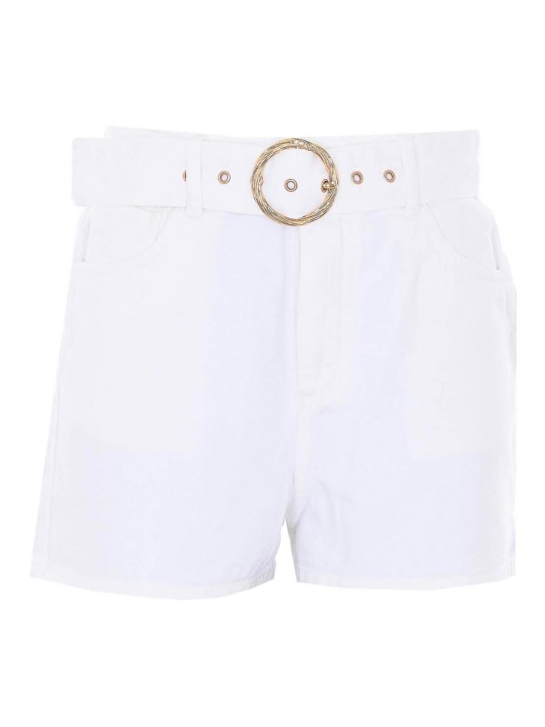 TWINSET: Hosen Shorts - Shorts - Weiß