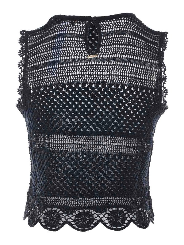 TWINSET: Tops & Tank tops online - Black Top