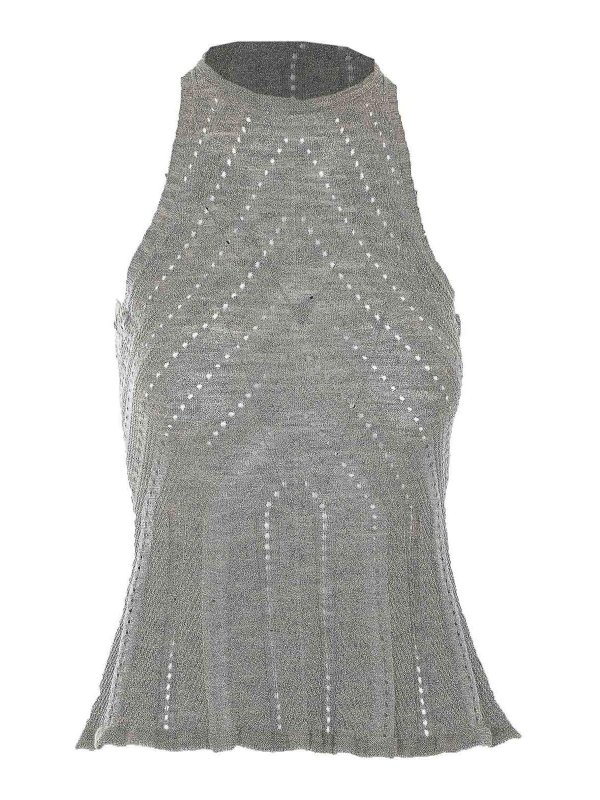 TWINSET: Tops und Tank Tops - Top - Grün
