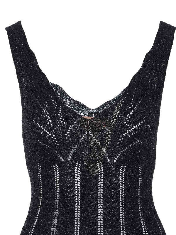 Knielanges Kleid - Schwarz shop online: TWINSET