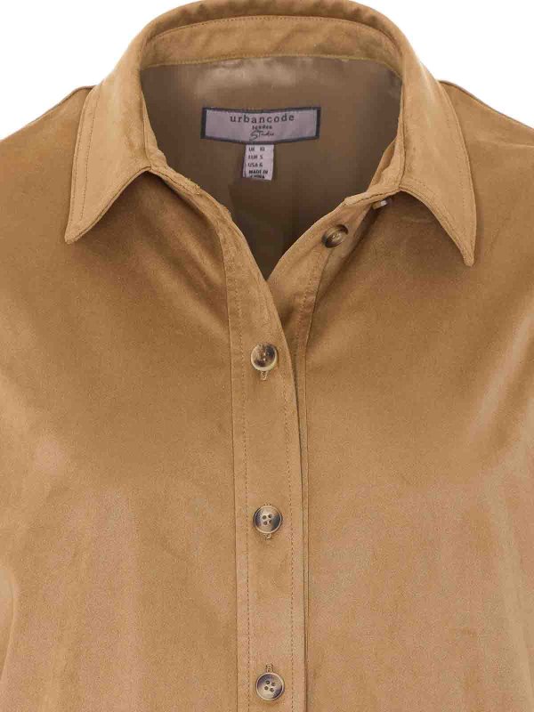 Biscuit Brown Shirt shop online: URBANCODE