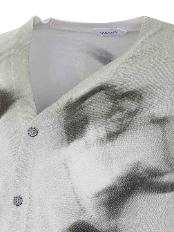 The Best Shops VERSACE: Cardigans - Cardigan - Gris