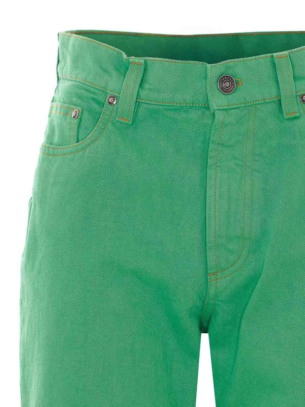 Green Capri Jeans shop online: VERSACE