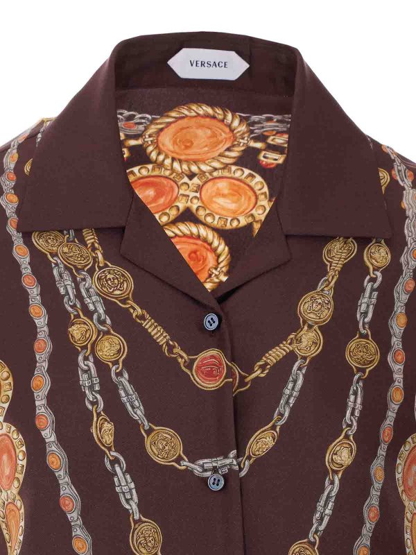 Hemd - Braun shop online: VERSACE