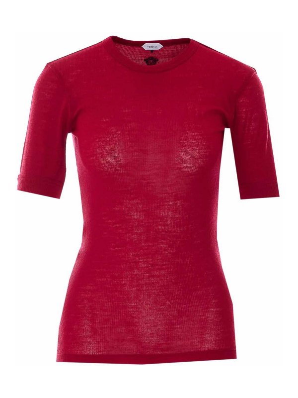 VERSACE: T-shirts - T-Shirt - Rot