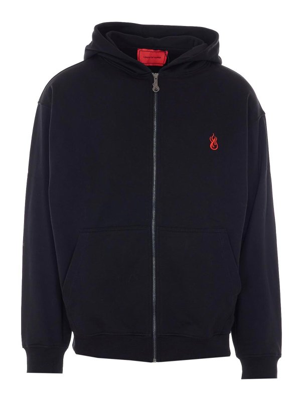 VISION OF SUPER: Sweatshirts und Pullover - Sweatshirt - Schwarz