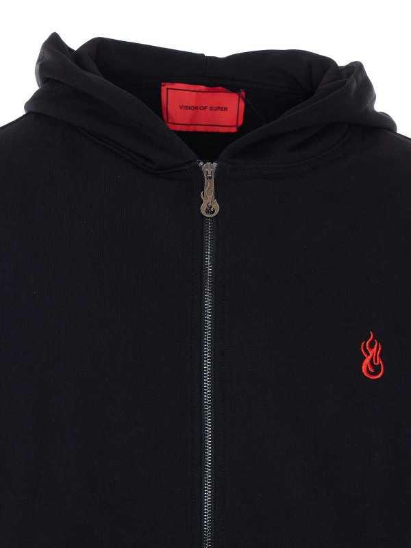 Sweatshirt - Schwarz shop online: VISION OF SUPER