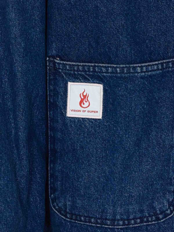 The Best Shops VISION OF SUPER: Jeansjacken - Jeansjacke - Blau