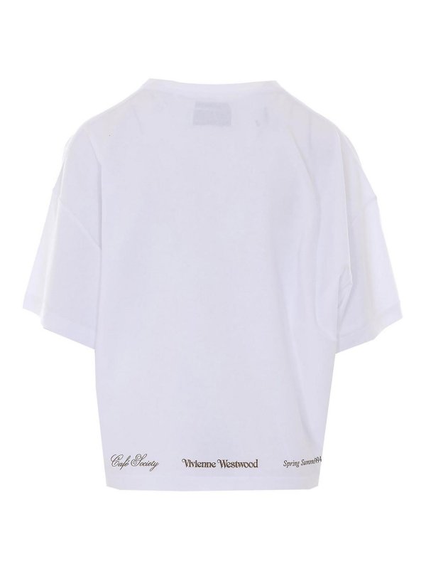 VIVIENNE WESTWOOD: T-shirts online - T-Shirt - Weiß