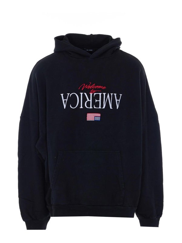 WILLY CHAVARRIA: Sudaderas y suéteres - Sudadera - Negro