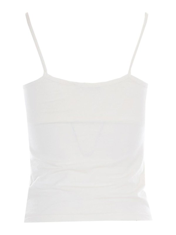 WILLY CHAVARRIA: Tops & Tank tops online - White Keep Prating Top