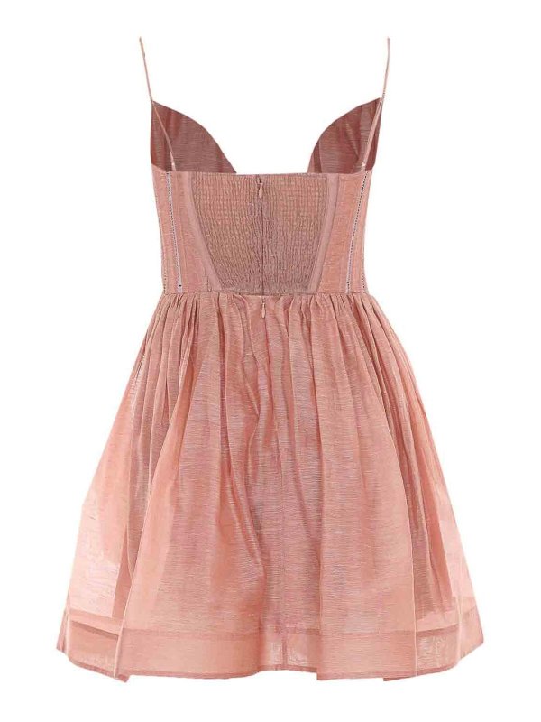 ZIMMERMANN: Knielange Kleider online - Knielanges Kleid - Nude