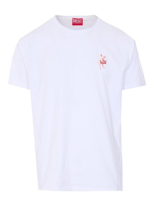 DIESEL: T-shirts - T-Shirt - Weiß