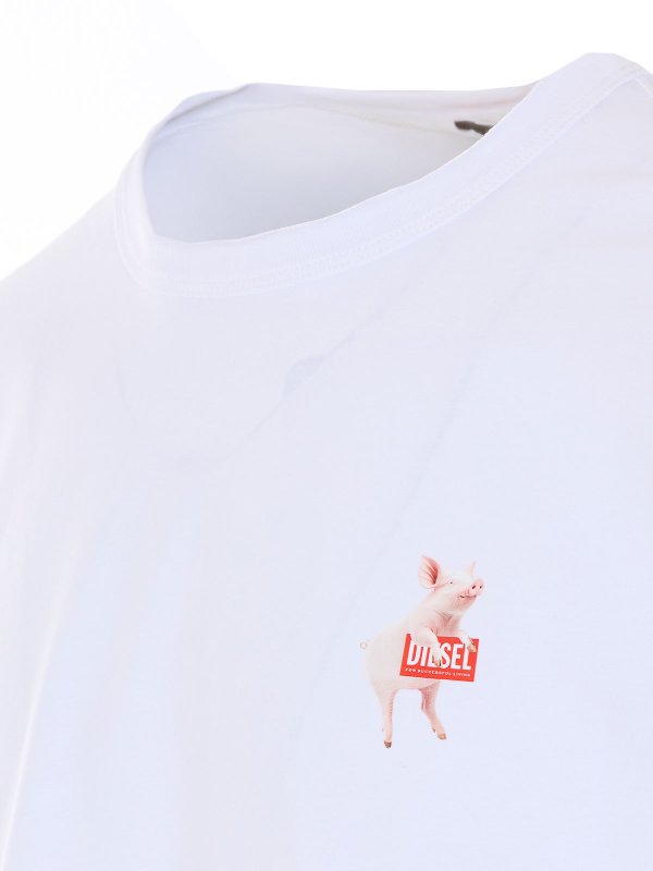 The Best Shops DIESEL: T-shirts - T-Shirt - Weiß