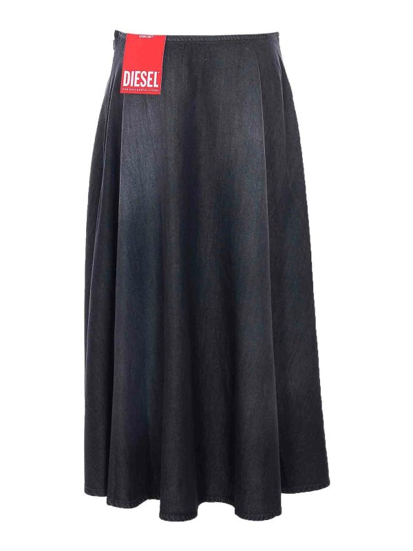 DIESEL: Jupes midi et au genou online - Jupe Midi - Gris