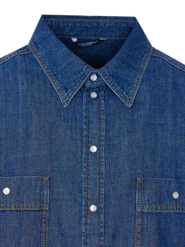 Hemd - Blau shop online: DOLCE & GABBANA
