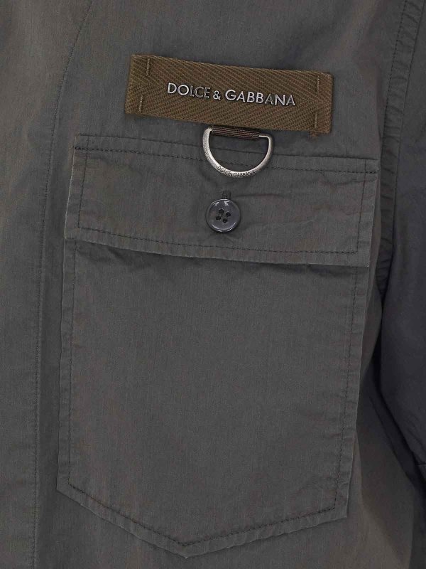 The Best Shops DOLCE & GABBANA: Hemden - Hemd - Grau