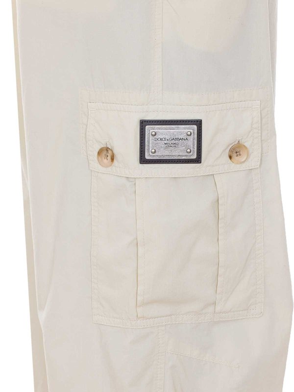 The Best Shops DOLCE & GABBANA: casual trousers - Poplin Pants