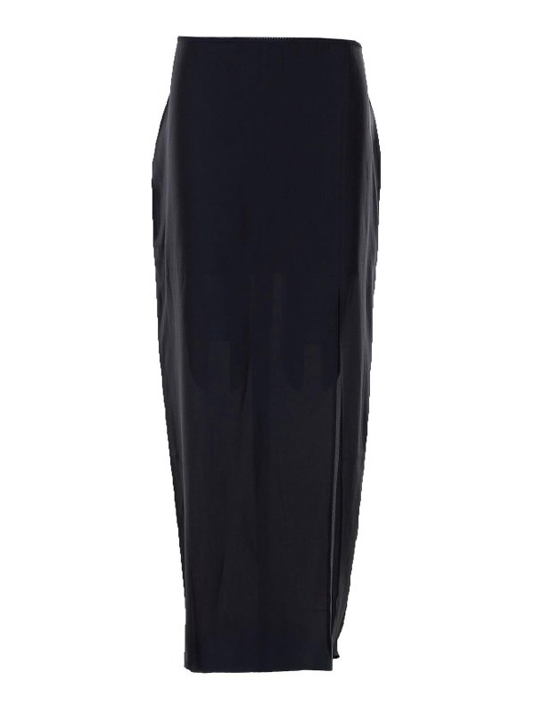 FILIPPA K: Faldas media pierna y semilargas - Falda Semilarga - Negro