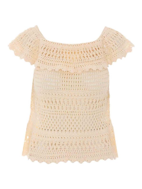 Isabel Marant Etoile: Tops und Tank Tops - Top - Beige