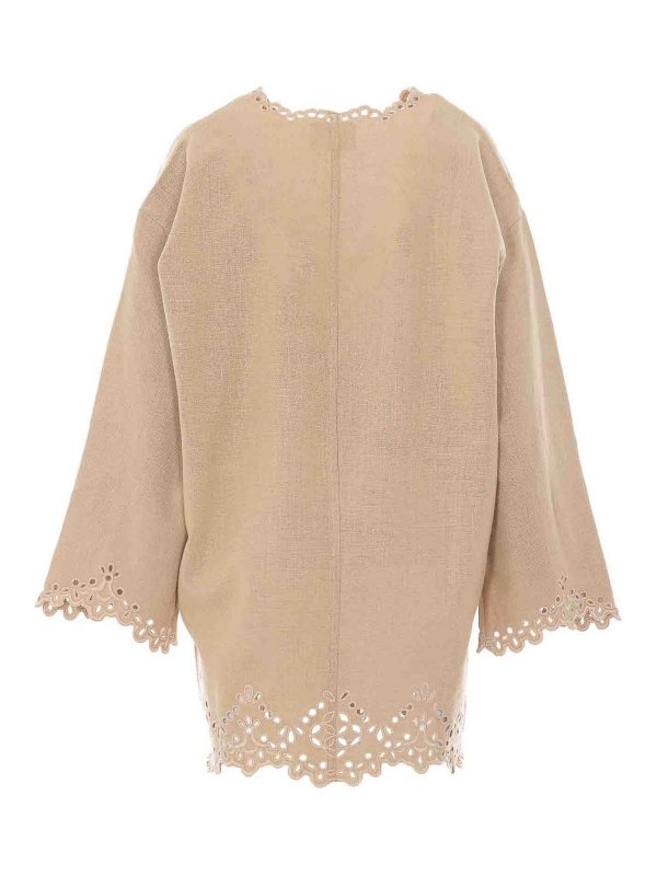 Isabel Marant Etoile: ニーレングスドレス online - 膝丈ドレス - ベージュ