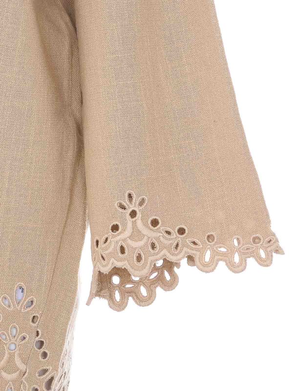 The Best Shops Isabel Marant Etoile: ニーレングスドレス - 膝丈ドレス - ベージュ