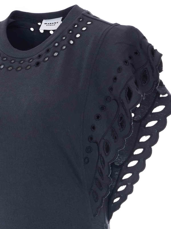 The Best Shops Isabel Marant Etoile: Strickpullover mit Rundhalsausschnitt - Rundhalspullover - Schwarz