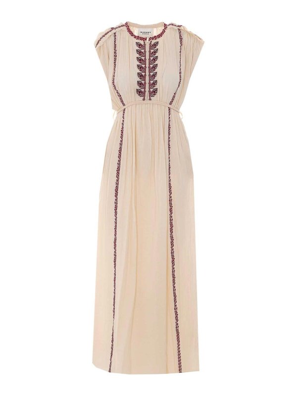 Isabel Marant Etoile: ニーレングスドレス - 膝丈ドレス - ベージュ