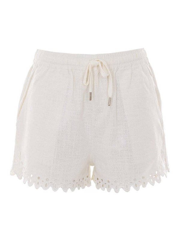Isabel Marant Etoile: Hosen Shorts - Shorts - Weiß