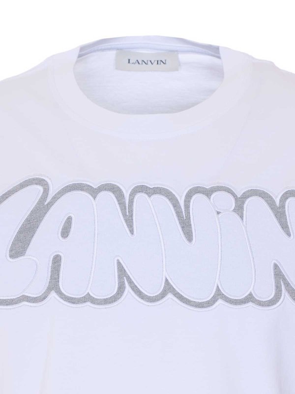 T-Shirt - Weiß shop online: LANVIN