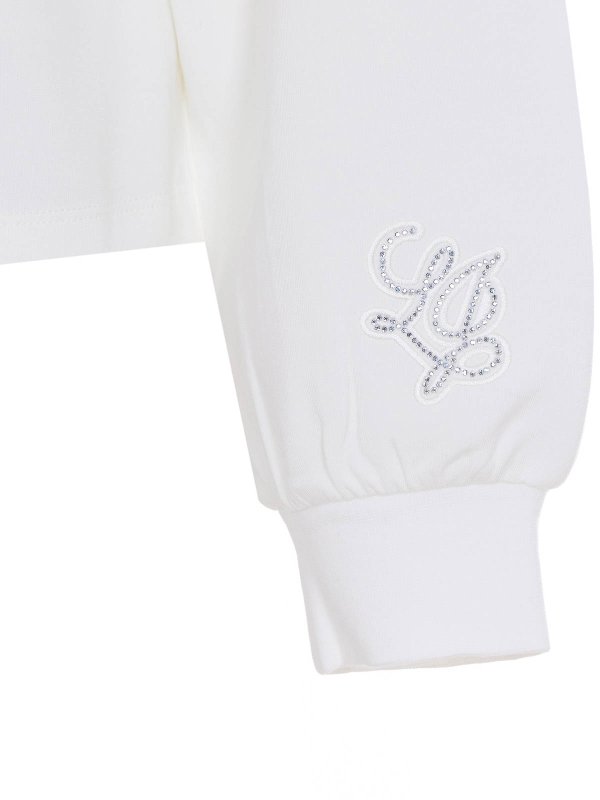 The Best Shops Liu Jo: Sweatshirts und Pullover - Sweatshirt - Weiß