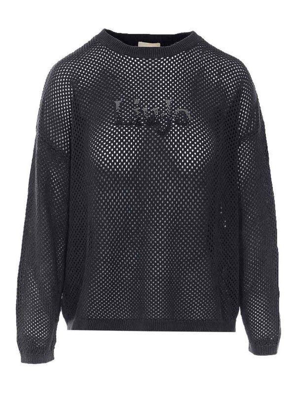 Liu Jo: Pull col rond - Pull Col Rond - Noir