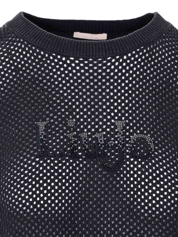 Pull Col Rond - Noir shop online: Liu Jo