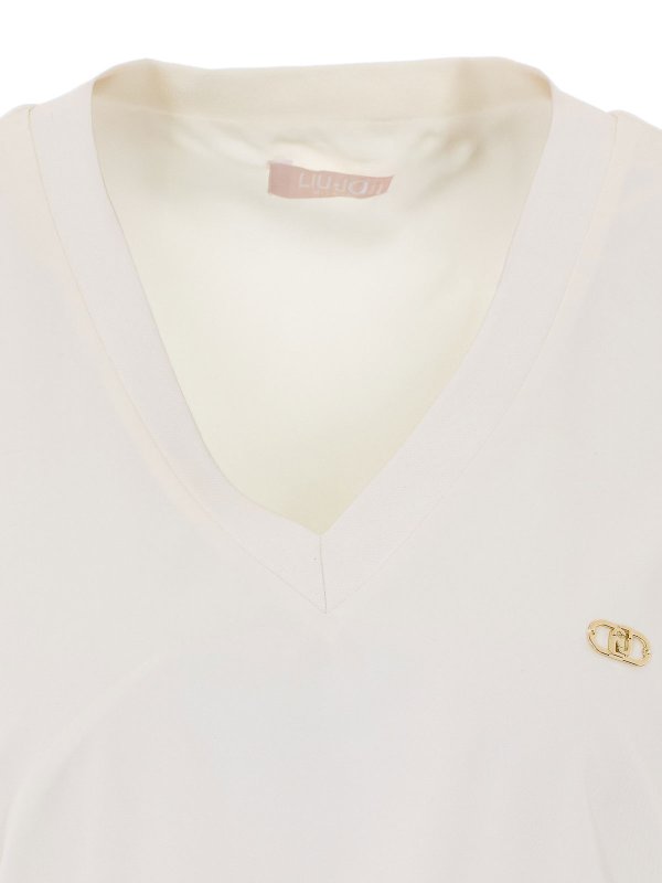 膝丈ドレス - 白 shop online: Liu Jo