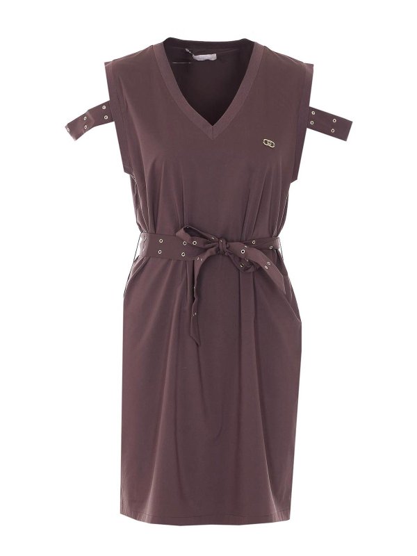 Liu Jo: Robes courtes - Robe Courte - Marron