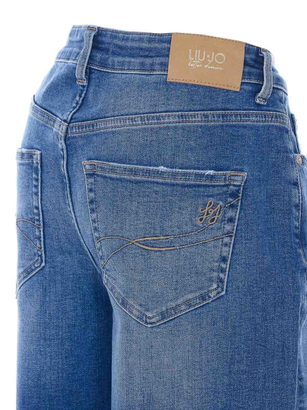 The Best Shops Liu Jo: straight leg jeans - Blue Jeans