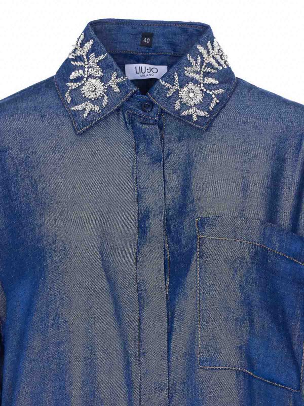 Hemd - Blau shop online: Liu Jo