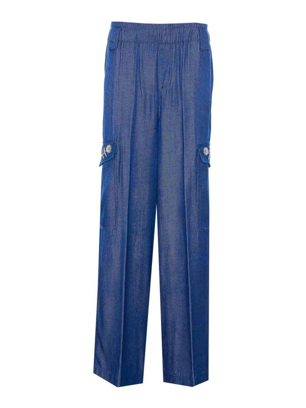 Liu Jo: casual trousers - Blue Pants