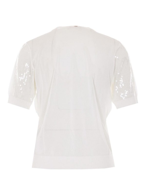 Liu Jo: crew necks online - White Sweater