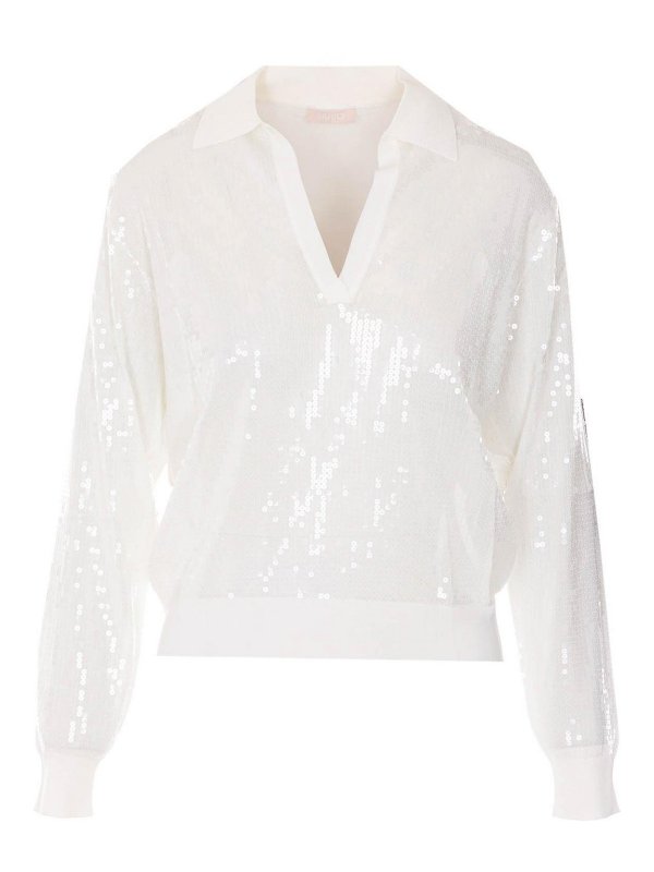Liu Jo: crew necks - White Sweater