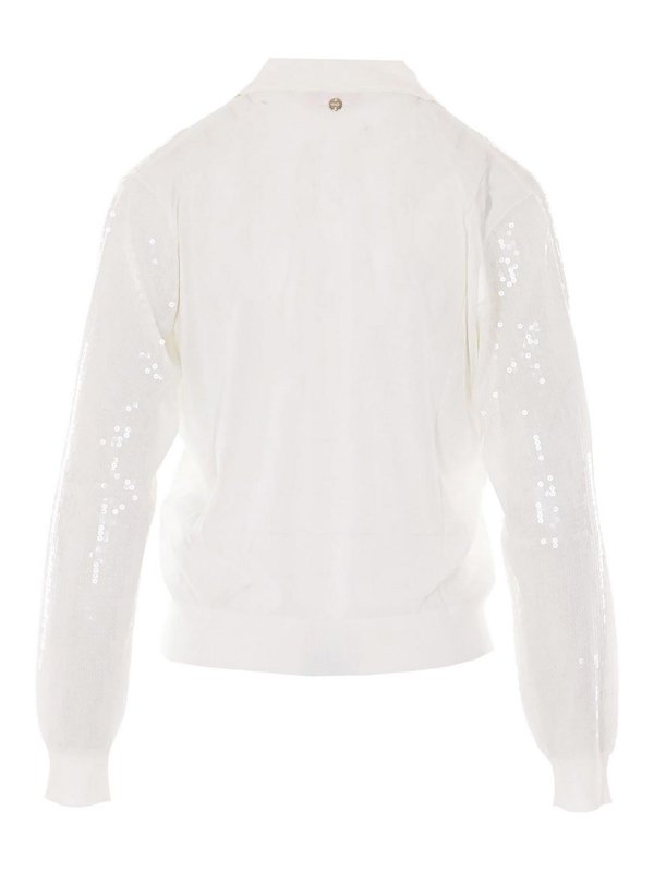 Liu Jo: crew necks online - White Sweater