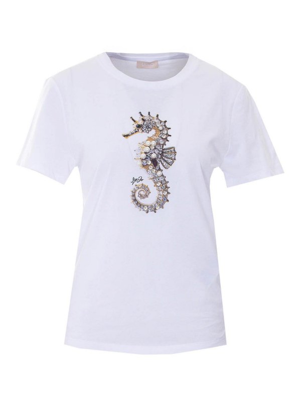 Liu Jo: Camisetas - Camiseta - Blanco