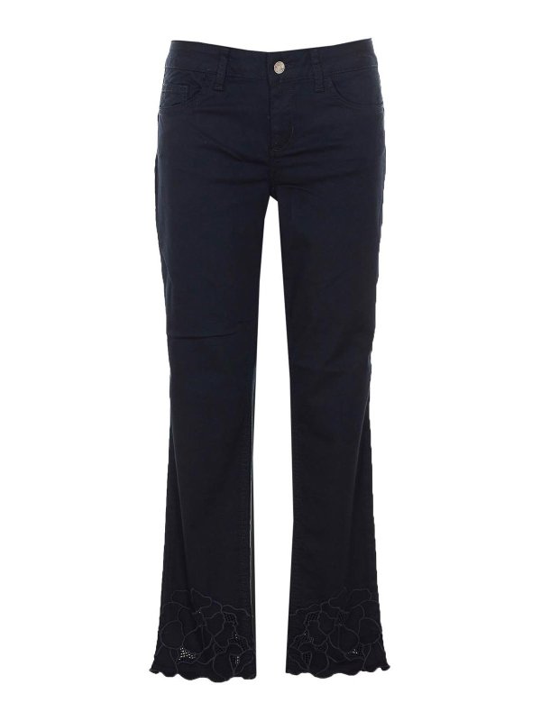 Liu Jo: Jeans Rectos - Vaqueros Rectos - Negro