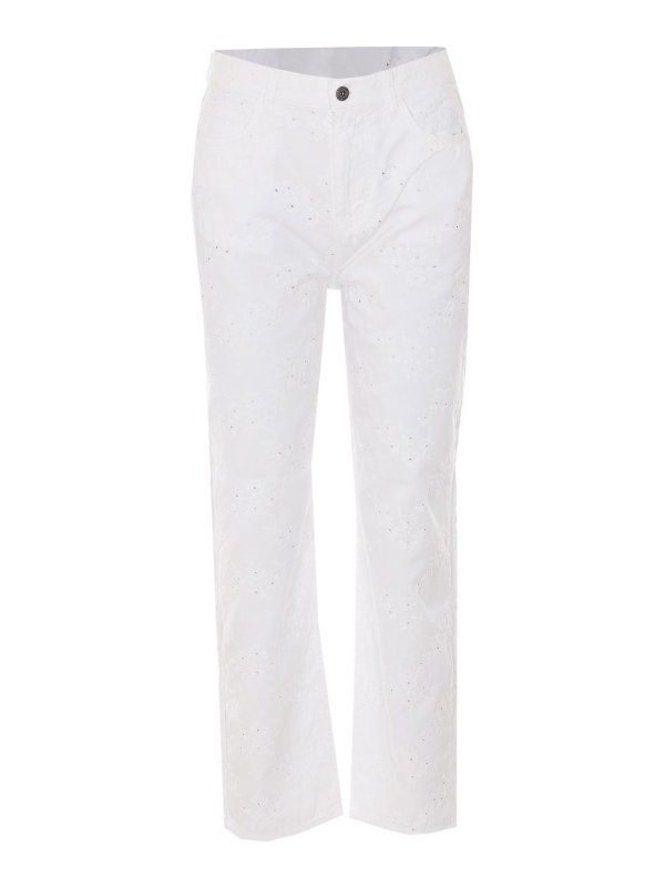 Liu Jo: straight leg jeans - White Pants