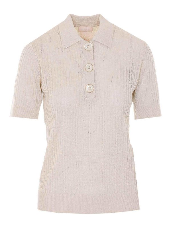 Liu Jo: T-shirts - T-Shirt - Beige