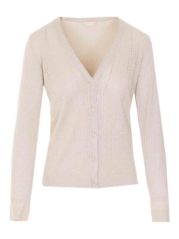 Liu Jo: Cardigans - Cardigan - Beige