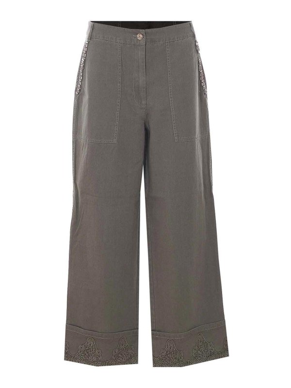 Liu Jo: casual trousers - Green Pants